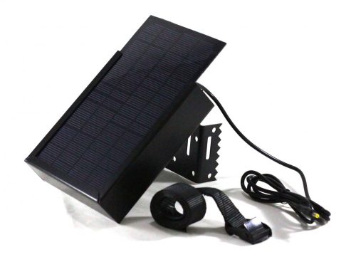 ECO 12V acél házas napelemes tápegység (12 V külső tápellátású kamerákhoz)