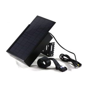   ECO 6V acél házas napelemes tápegység (6 V külső tápellátású kamerákhoz)