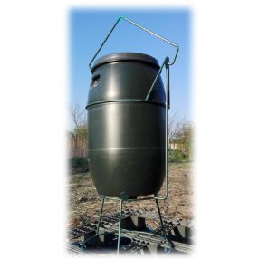   Terményszóró műanyag tartály függesztő kerettel Moultrie szórófejekhez